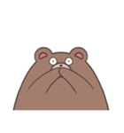 すべてが顔に出るくまさん（個別スタンプ：39）