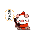 キュートなブタさん TEL（個別スタンプ：1）