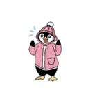 ペンギンのふわっぺ  -ver.春パーカー-（個別スタンプ：5）
