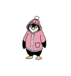 ペンギンのふわっぺ  -ver.春パーカー-（個別スタンプ：8）