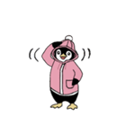 ペンギンのふわっぺ  -ver.春パーカー-（個別スタンプ：9）