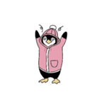 ペンギンのふわっぺ  -ver.春パーカー-（個別スタンプ：11）