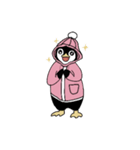 ペンギンのふわっぺ  -ver.春パーカー-（個別スタンプ：15）