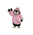 ペンギンのふわっぺ  -ver.春パーカー-（個別スタンプ：21）