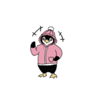ペンギンのふわっぺ  -ver.春パーカー-（個別スタンプ：26）
