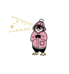 ペンギンのふわっぺ  -ver.春パーカー-（個別スタンプ：32）