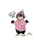 ペンギンのふわっぺ  -ver.春パーカー-（個別スタンプ：35）