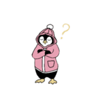 ペンギンのふわっぺ  -ver.春パーカー-（個別スタンプ：36）