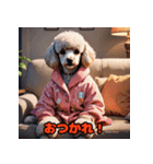 世界はプードルに！（個別スタンプ：14）