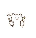 ねこの日常シンプルなスタンプ（個別スタンプ：6）