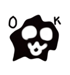 心の暗い黒星スタンプ（個別スタンプ：1）