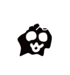 心の暗い黒星スタンプ（個別スタンプ：8）