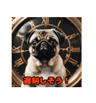 ビジネスパグの働く日常（個別スタンプ：4）