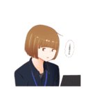 社畜のシャチ子（個別スタンプ：19）