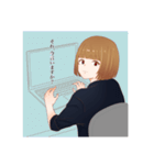 社畜のシャチ子（個別スタンプ：22）