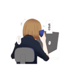 社畜のシャチ子（個別スタンプ：24）