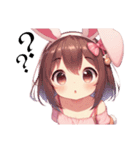 うさぎちゃん♡③（個別スタンプ：17）