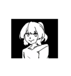 ポニテの女ノ子1（個別スタンプ：3）