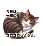キジ白から飼い主しゃんへ♡（個別スタンプ：17）