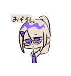 メガネスーツちゃんのスタンプ（個別スタンプ：3）