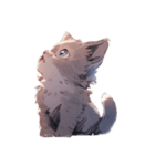 かわいい猫ちゃんスタンプ（MAX40個入り）（個別スタンプ：5）