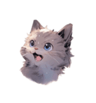かわいい猫ちゃんスタンプ（MAX40個入り）（個別スタンプ：22）