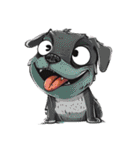 アメリカにいそうな犬dog（MAX40個セット）（個別スタンプ：23）
