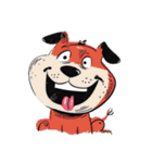 アメリカにいそうな犬dog（MAX40個セット）（個別スタンプ：38）