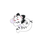 シロホワ君・ホワイトタイガー/マスコット（個別スタンプ：17）