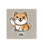 柴犬スタンプby はる（個別スタンプ：3）
