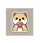 柴犬スタンプby はる（個別スタンプ：7）