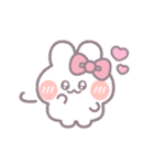 春を生きるうしゃぎ！！ ピンク（個別スタンプ：6）