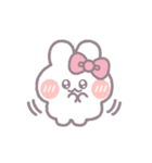 春を生きるうしゃぎ！！ ピンク（個別スタンプ：7）