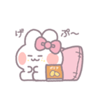 春を生きるうしゃぎ！！ ピンク（個別スタンプ：14）