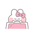 春を生きるうしゃぎ！！ ピンク（個別スタンプ：21）