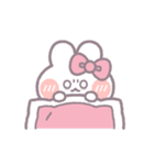 春を生きるうしゃぎ！！ ピンク（個別スタンプ：22）