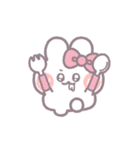 春を生きるうしゃぎ！！ ピンク（個別スタンプ：23）