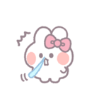 春を生きるうしゃぎ！！ ピンク（個別スタンプ：26）