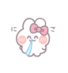 春を生きるうしゃぎ！！ ピンク（個別スタンプ：28）