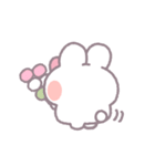 春を生きるうしゃぎ！！ ピンク（個別スタンプ：31）