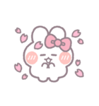 春を生きるうしゃぎ！！ ピンク（個別スタンプ：37）