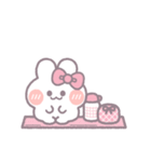春を生きるうしゃぎ！！ ピンク（個別スタンプ：38）