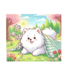 もふもふサモエドのことば〜もふ春〜（個別スタンプ：1）