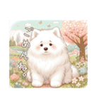 もふもふサモエドのことば〜もふ春〜（個別スタンプ：6）