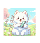 もふもふサモエドのことば〜もふ春〜（個別スタンプ：24）