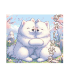 もふもふサモエドのことば〜もふ春〜（個別スタンプ：28）