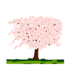 桜と猫達（個別スタンプ：24）