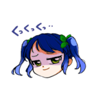 海の色の少女（個別スタンプ：2）