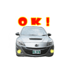 毎日使える動く車スタンプ 英語Ver.（個別スタンプ：6）