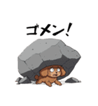 トイプードル 定番＆笑える面白スタンプ（個別スタンプ：21）